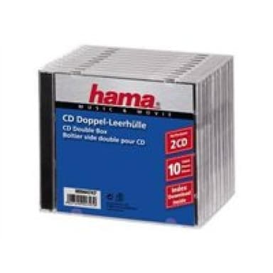 HAMA CD Double Box 10er Jewel-Case 44747