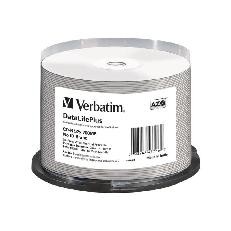 CDR 52x CB 700MB Verb Pr Thermo 50St