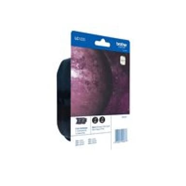 BROTHER LC1220BK Twin Pack 2er Pack Schwarz Tintenpatrone