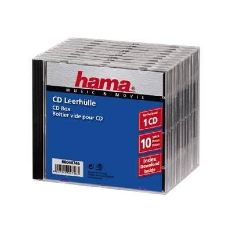 Hama CD-Leerhülle 1x10 Standard 44746