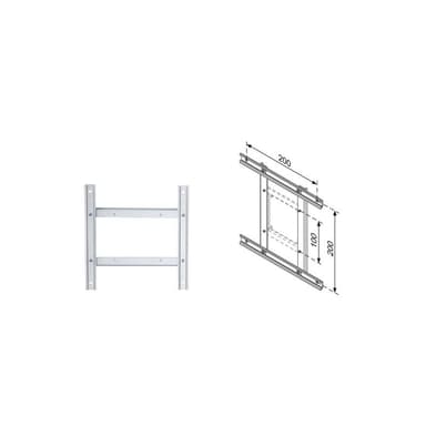 ROLINE VESA-Adapter 100x100 auf 200x200