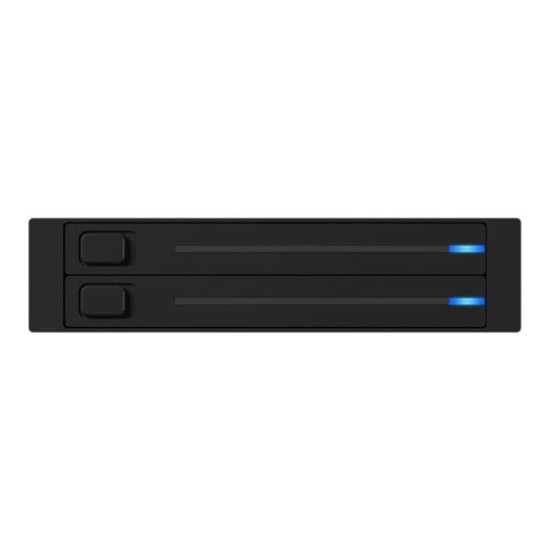 ICY BOX IB-2226StS 2x SATA Wechselrahmen fuer 2x 6,3cm 2.5Zoll HDDs SSDs in 3.5Zoll Schacht Hot-Easy