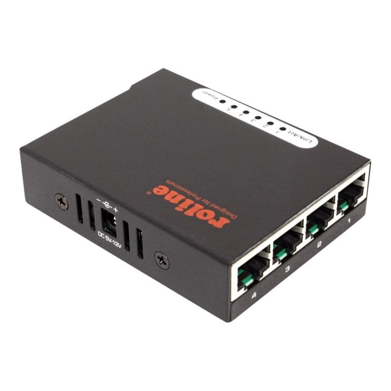 ROLINE Fast Eth. Switch, Pocket, 5 Ports