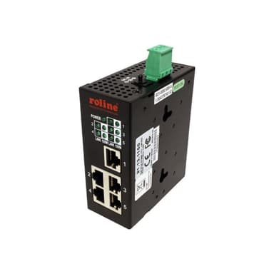 ROLINE Industr. Fast Ethernet Switch, 5