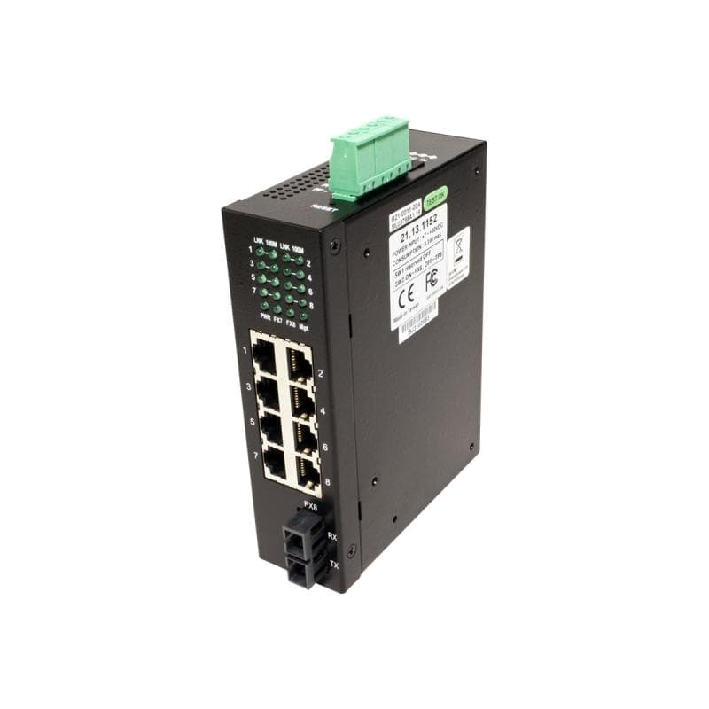 ROLINE Industr Switch 7x10/100 100FX SC