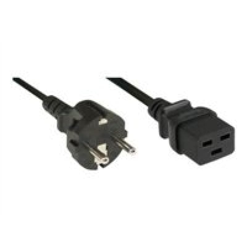 INLINE Netzkabel 16A Schuko gerade au