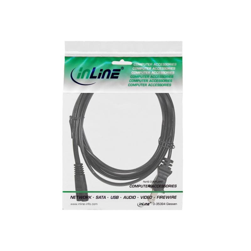 INLINE Netzkabel Netzstecker USA auf Euro