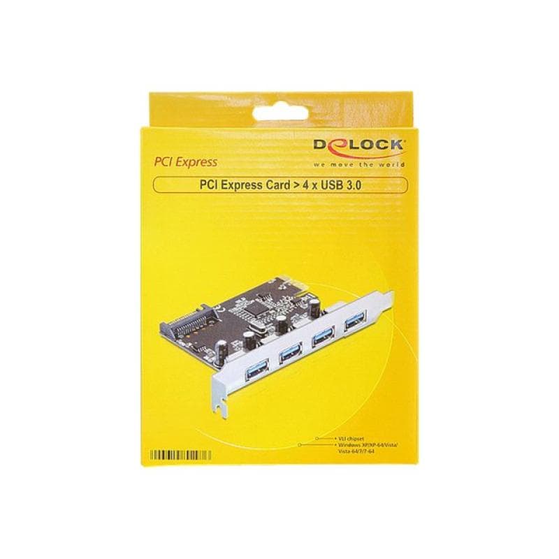 I/O PCI-Express DELOCK 4x ext. USB3.0