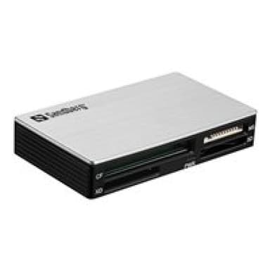 SANDBERG USB 3.0 Multi Card Reader SD XD MS CF MMC T-Flash Micro SD M2 50 cm USB 3.0 Kabel im Liefer