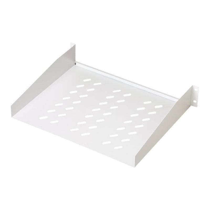 DIGITUS Fachboden 48,3cm 19″ für Netzwerkschrank RAL7035 grau 483x550x88mm