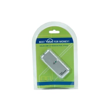 VALUE USB 2.0 Notebook Hub,4Port,ohne NT