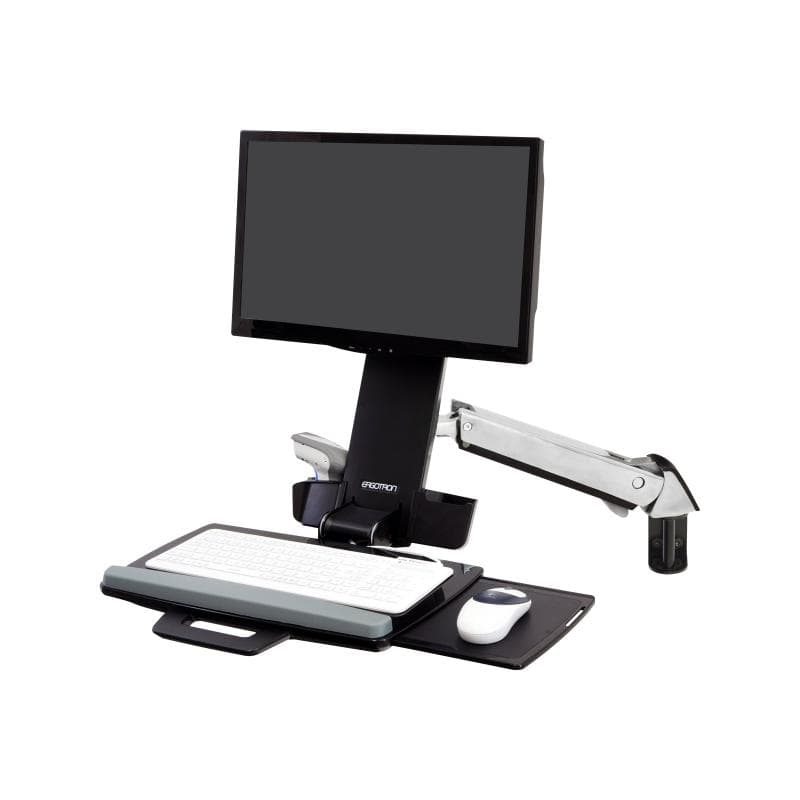 ERGOTRON Steh-Sitz Combo Arm in Aluminium