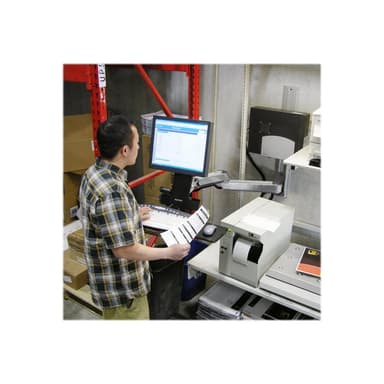 ERGOTRON Steh-Sitz Combo Arm in Aluminium