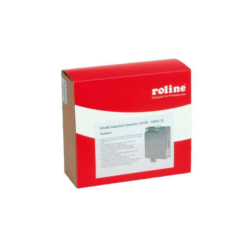 ROLINE Industr Konv 10/100 - 100FX ST