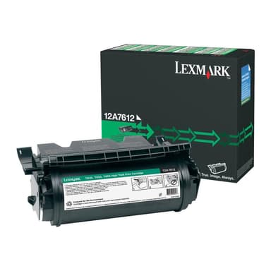 LEXMARK Schwarz wiederaufbereitet Tonerpatrone