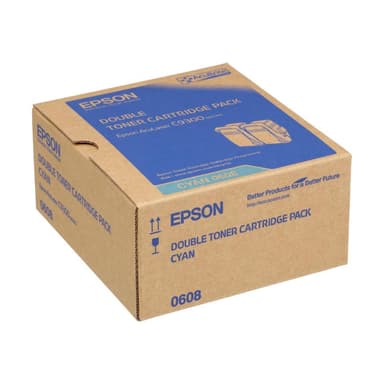 EPSON Double Pack 2er Pack Cyan Tonerpatrone