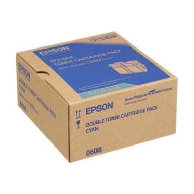 EPSON Double Pack 2er Pack Cyan Tonerpatrone