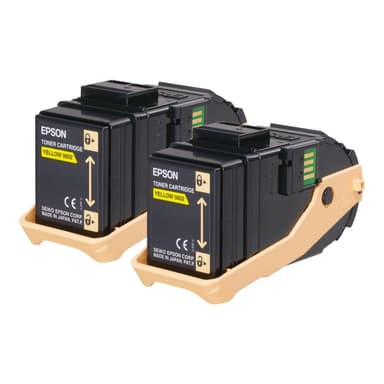 EPSON Double Pack 2er Pack Gelb Tonerpatrone