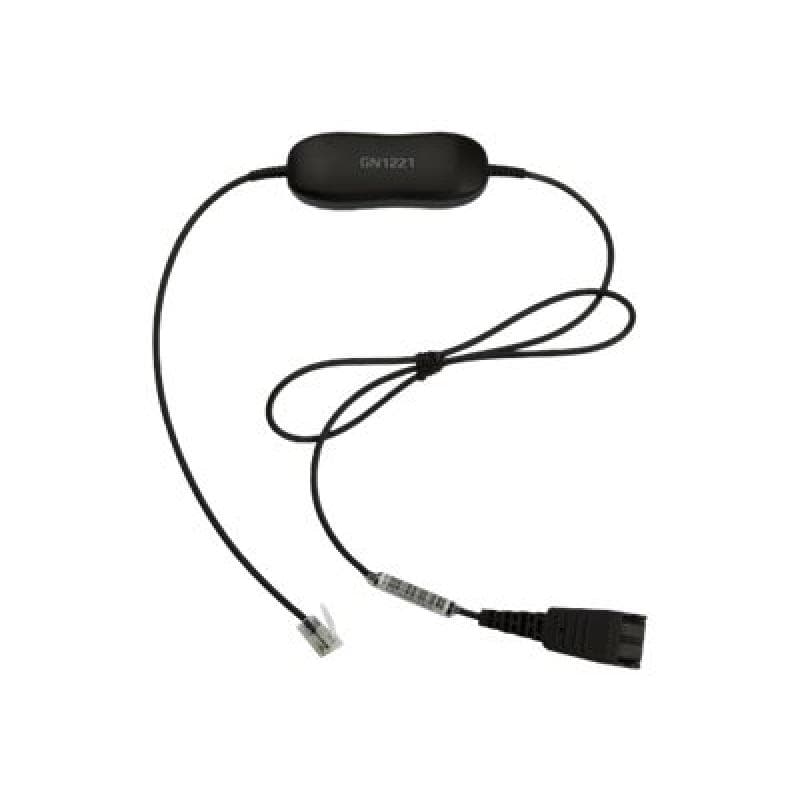 JABRA GN1221 Smart Cord QD auf RJ10 glatt 0,8m