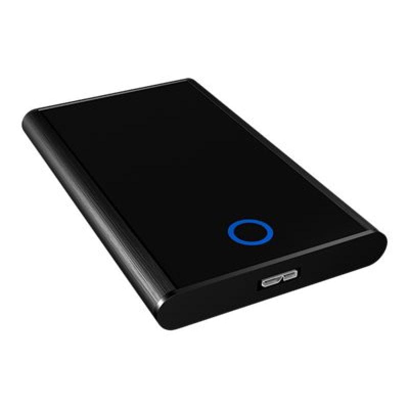 ICY BOX SATA Aluminiumgehäuse IB-273StU3, 2,5″, USB 3.0, schwarz