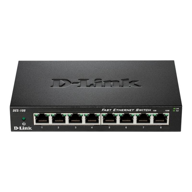 D-LINK 8-Port Layer2 Fast Ethernet Switch