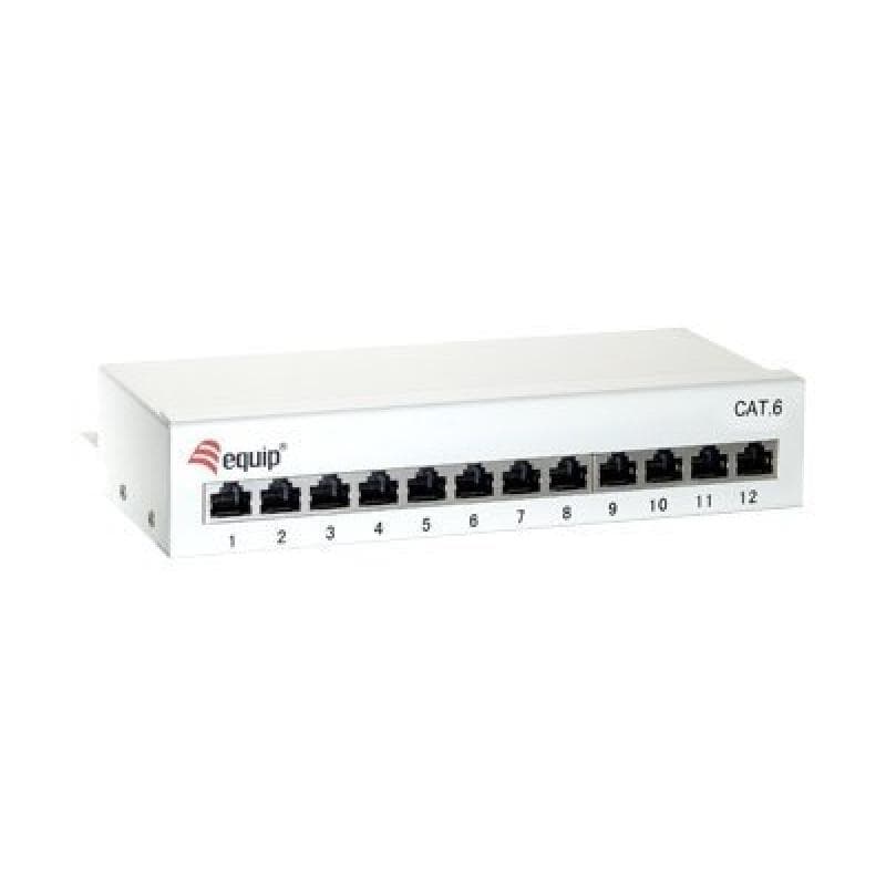 Patchpanel equip 12Port RJ45, Kat.6 Desktop