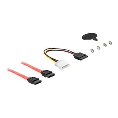 DeLOCK 5.25″ Wechselrahmen für 1 x 2.5″ + 1 x 3.5″ SATA HDD + 2 x USB 3.0 Ports