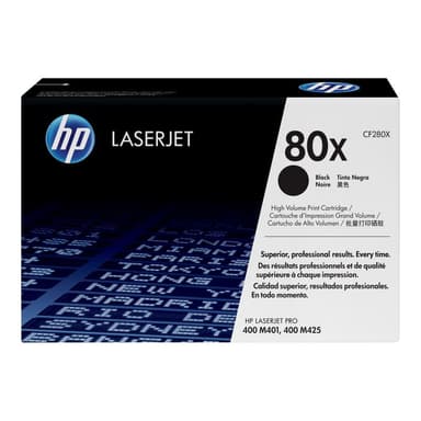HP 80x Schwarz LaserJet Tonerpatrone (CF280X)