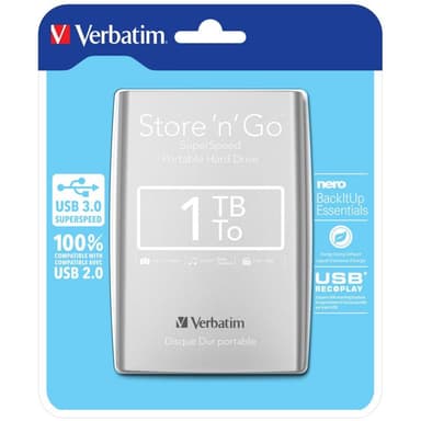 VERBATIM STORE N GO 2.5IN USB3.0 1TB