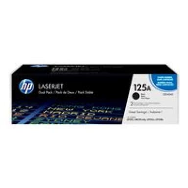 HP 125A 2er Pack Schwarz LaserJet Tonerpatrone (CB540AD)
