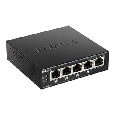 DLINK 5-Port Desktop Fast Ethernet PoE+ Switch