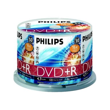 DVD+R Philips 4,7GB 50pcs spindel 16x