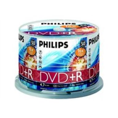 DVD+R Philips 4,7GB 50pcs spindel 16x