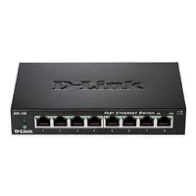 D-Link Fast Ethernet Switch DES-108, 8 Port, Desktop