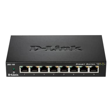 D-Link Gigabit Switch DGS-108, 8 Port, Desktop