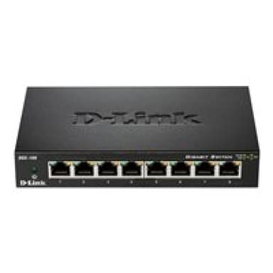 D-Link Gigabit Switch DGS-108, 8 Port, Desktop