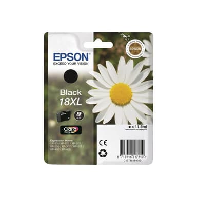 EPSON 18XL XL Schwarz Tintenpatrone