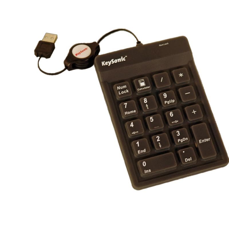 KeySonic ACK 118 BK Nummerisches Keypad USB