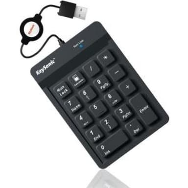 KeySonic ACK 118 BK Nummerisches Keypad USB