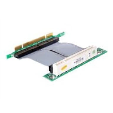 DeLock PCI Card RiserCard 32bit flex.Kabel links ger.
