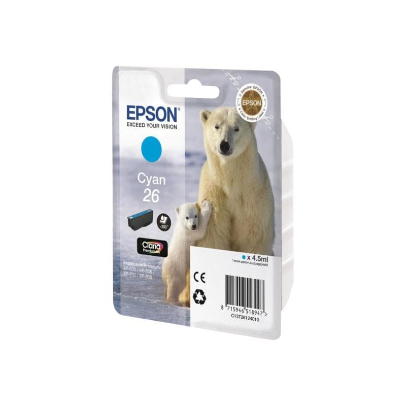 EPSON 26 Cyan Tintenpatrone