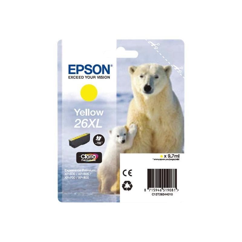 EPSON 26XL XL Gelb Tintenpatrone
