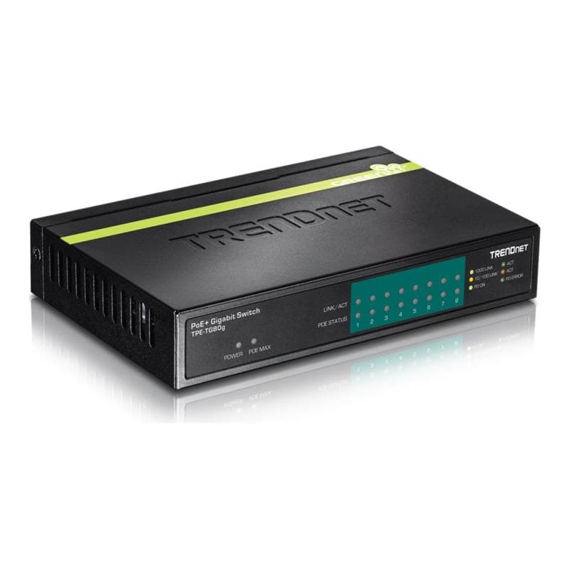 TRENDNET 8-PORT GREENNET GIGABIT POE