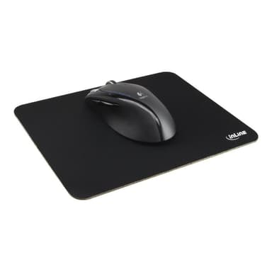 INLINE ® Maus-Pad Recycled, schwarz, 230x190x2,5mm