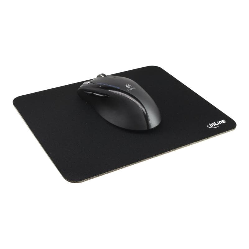 INLINE ® Maus-Pad Recycled, schwarz, 230x190x2,5mm