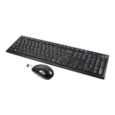 LogiLink® Wireless 2,4G Combo USB  [bk] rt