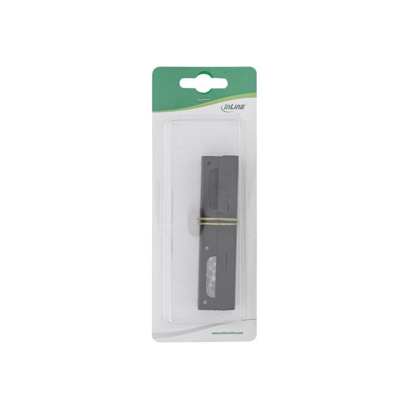 INLINE HDD/SSD Einbauschienen, 6,35cm (2,5″) zu 8,89cm (3,5″), nur Rahmen und Schrauben, schwarz