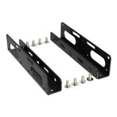 INLINE HDD/SSD Einbauschienen, 6,35cm (2,5″) zu 8,89cm (3,5″), nur Rahmen und Schrauben, schwarz