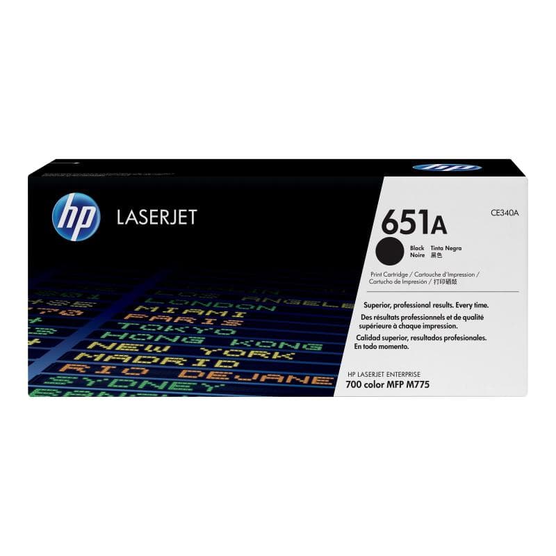 HP 651A Schwarz LaserJet Tonerpatrone (CE340A)
