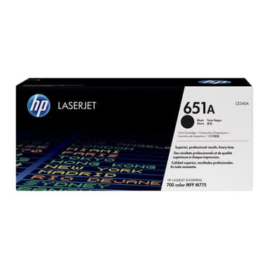 HP 651A Schwarz LaserJet Tonerpatrone (CE340A)